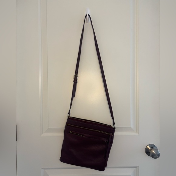 Nordstrom Elegant Burgundy Crossbody Bag - Picture 1 of 9